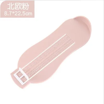 Kids Infant Foot Measure Gauge Shoes Size Measuring Ruler Tool Toddler Infant Shoes Fittings Gauge Baby Children Foot Ruler - Цвет: pink