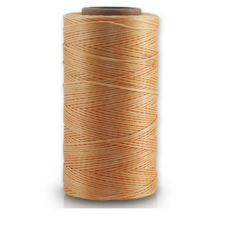 Yellowish brown 150D 0,8 мм 260 м вощеный шнур кожа Ювелирная фурнитура для рукоделия изготовление ткани браслет ожерелье Плетеный шитье Вощеные аксессуары для резьбы - Цвет: Yellowish brown