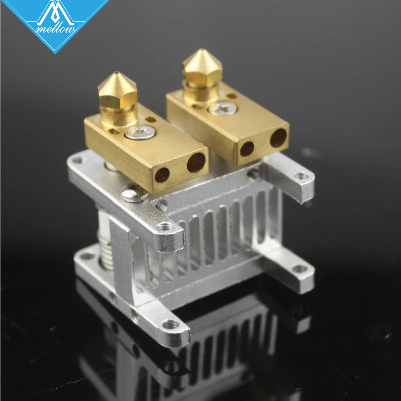 3D принтер Heaterblock Ultimaker 2+ UM2 расширенный двойной Олссон Блок Комплект сопла Сменные+ радиатор hotend для 1,75/3 мм