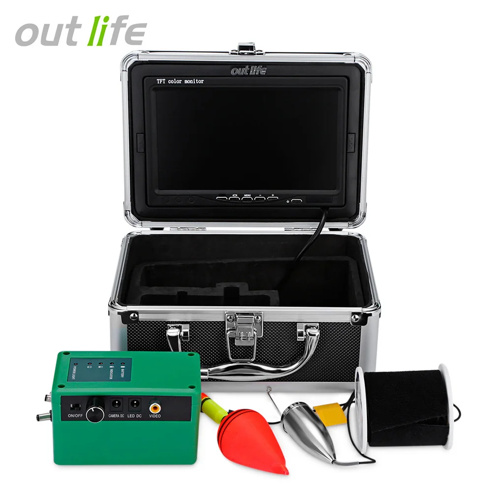Подводный светодиодный рыболокатор Outlife f002me 20M 21M 1000TVL видеокамера для рыбалки с
