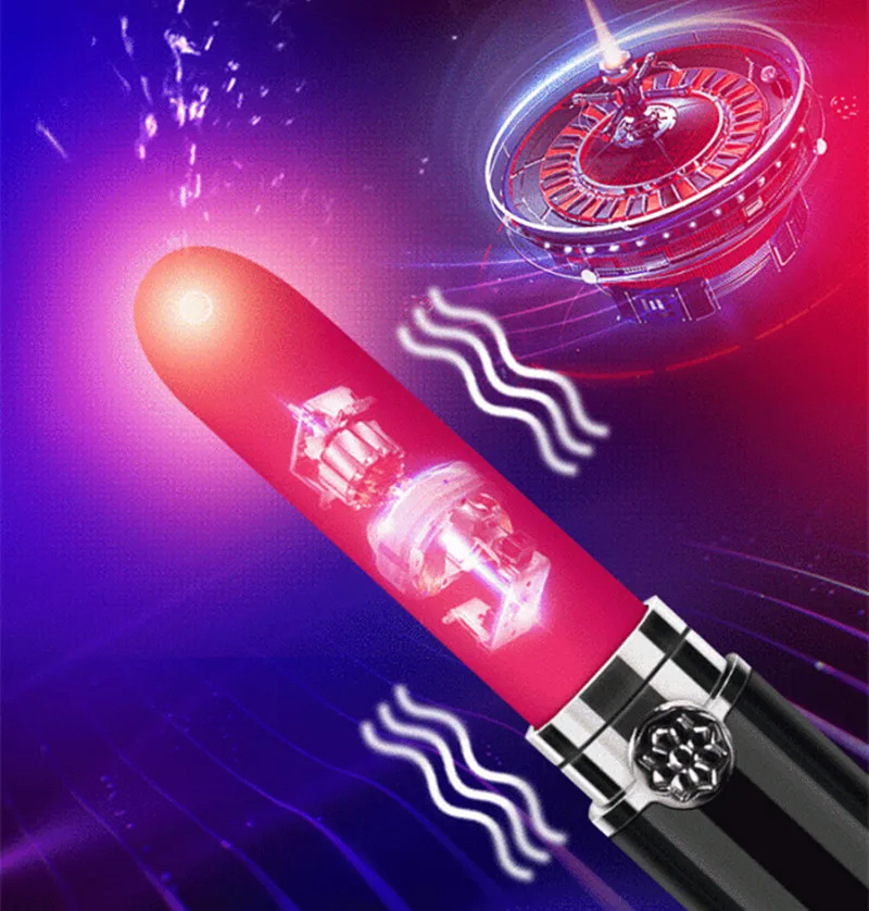 Помада вибрирующее яйцо точка G Вибратор для клитора Мягкая силиконовая палочка