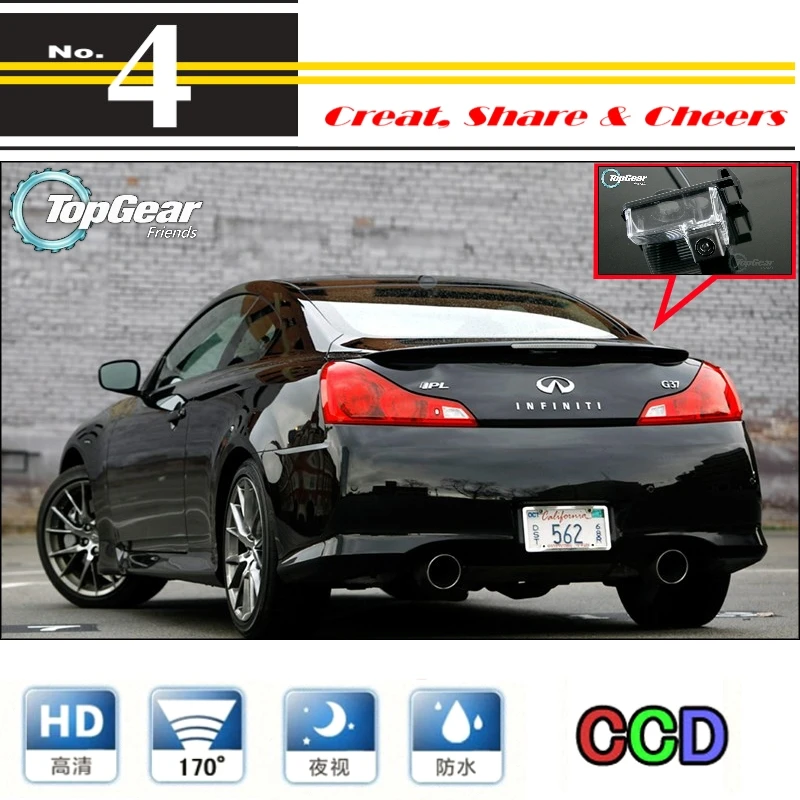 Автомобильная камера для Infiniti G35 G37 Q40 Q60 2002 ~ 2015 Высококачественная заднего вида