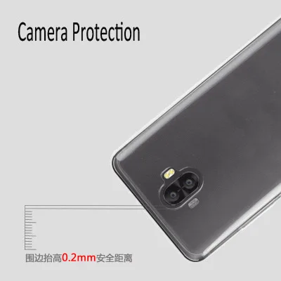 For Oukitel K8000 Silicone Transparent Clear Anti-knock Phone Case for 5.5&quot Soft TPU Back cover Cases Funda Coque |