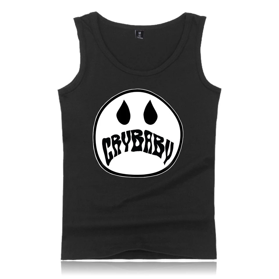 Новинка Хип хоп рэппер CRY детские топы на бретельках с принтом Мужские