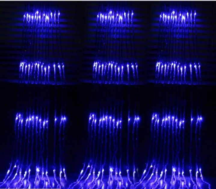 Новогодняя светодиодная гирлянда 220 В переменного тока 6x3 м|luzes de natal|led christmaslight