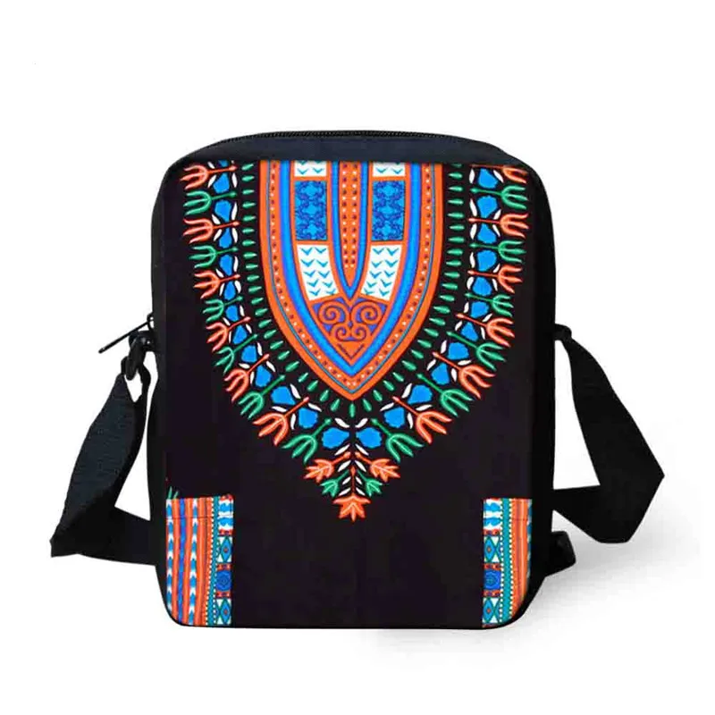 Сумки через плечо ThiKin для женщин 2019 африканская Дашики мини-сумка Студенческая