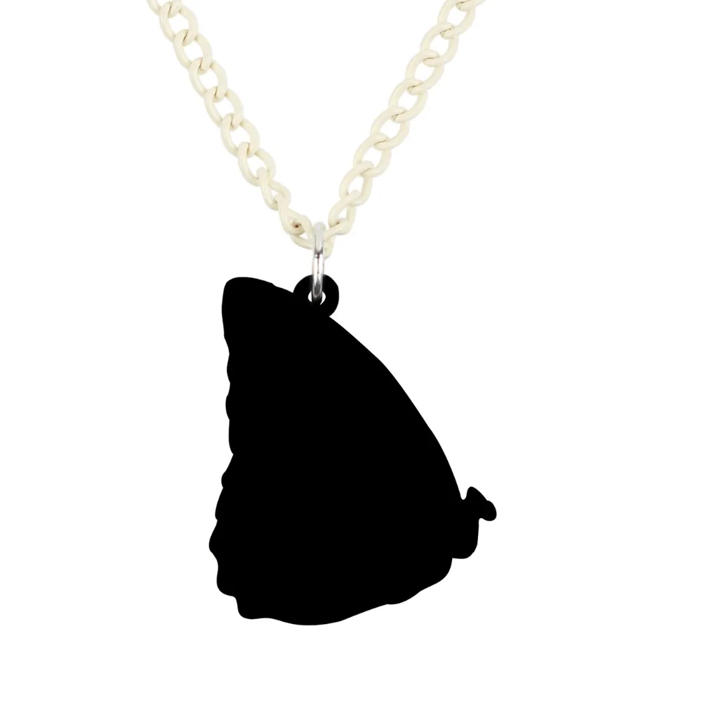 WEVENI акриловое дерево Нимфа Бабочка ожерелье подвеска цепочка Чокер Модные