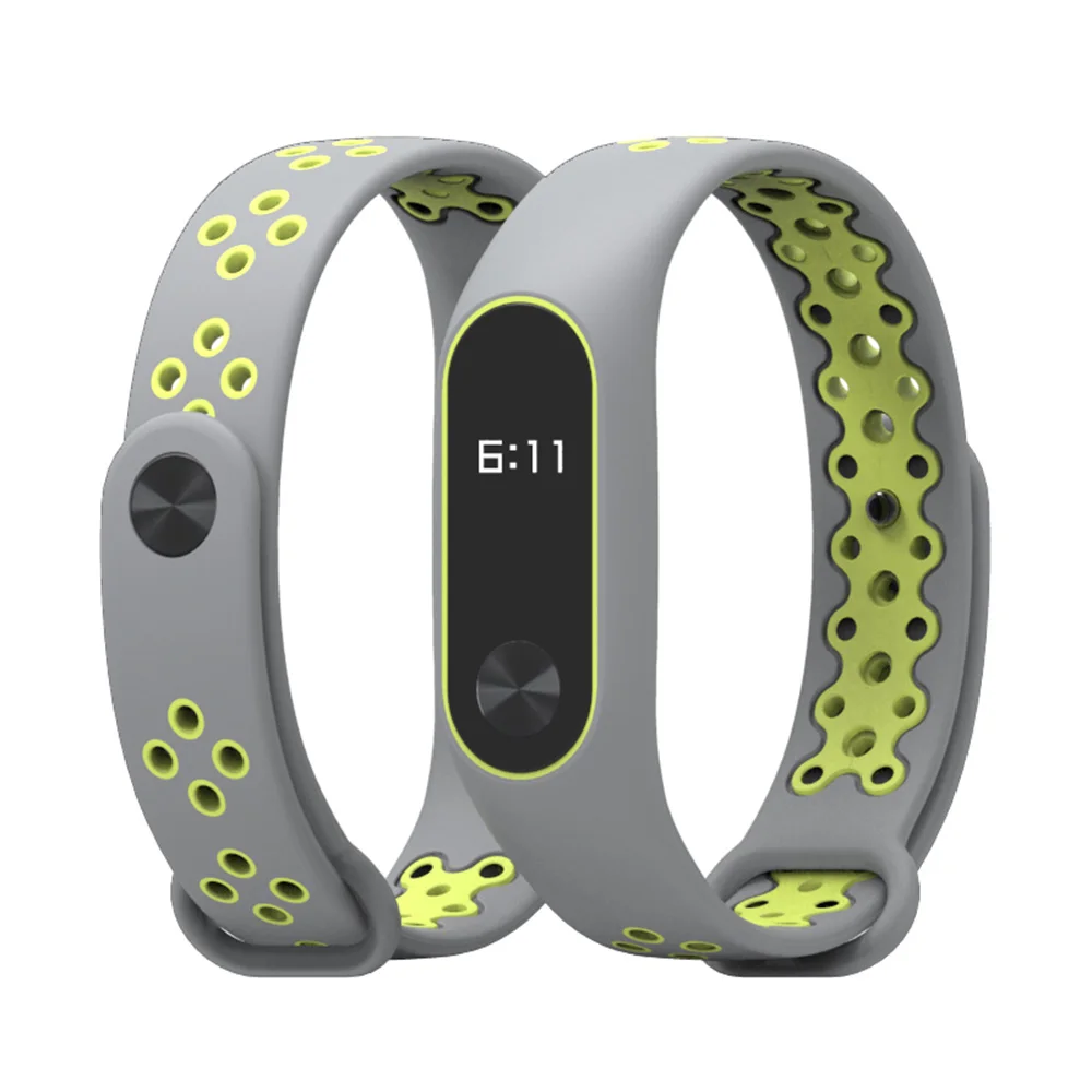 Браслет Amazfeel для Xiaomi Mi Band 2 силиконовый ремешок браслета спортивный дышащий
