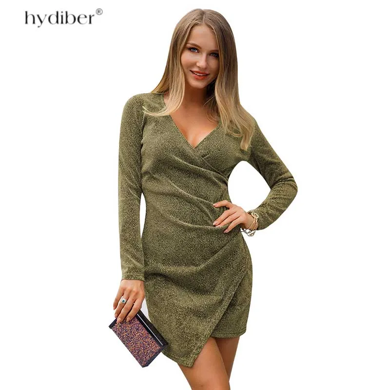 Safari Style Elegant Black Stripes Long Sleeve Color Block Bodycon Party Dress Summer New Bag Hip Sexy Skinny Midi D | Женская одежда