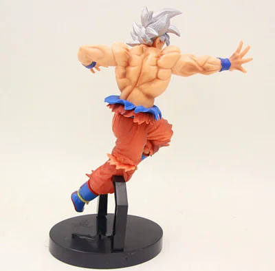 Аниме Dragon Ball Z Super Saiyan Ultra Instinct Goku Migatte серебряные волосы фигурка ПВХ Модель