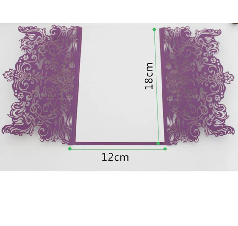 Sky Elina10pcs Laser Cut Invitations card Groom and Bride Wedding Invitation Shower Card Decoration 5zSH073 | Дом и сад