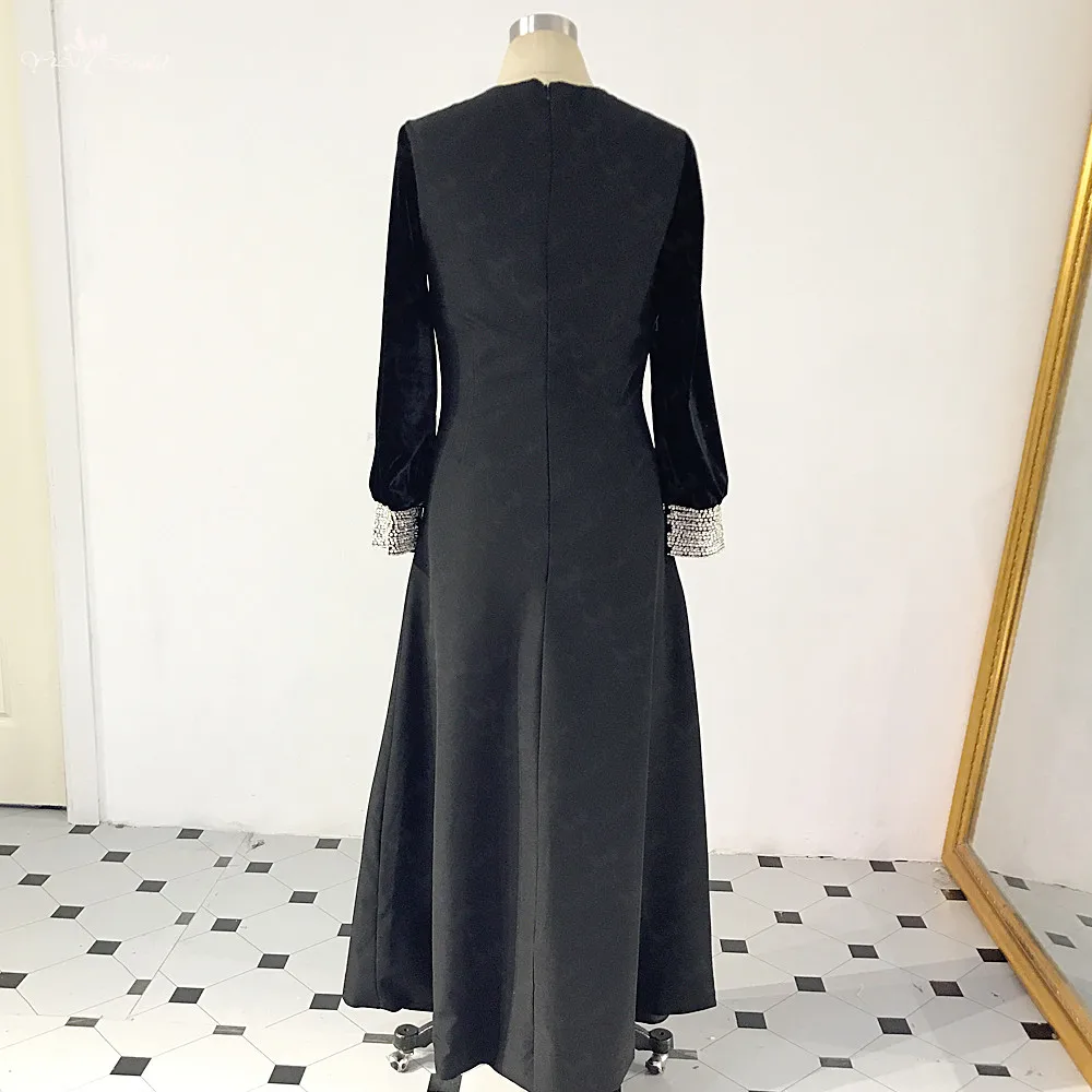 RSE889 мусульманское женское вечернее платье матовое стрейчевое атласное с