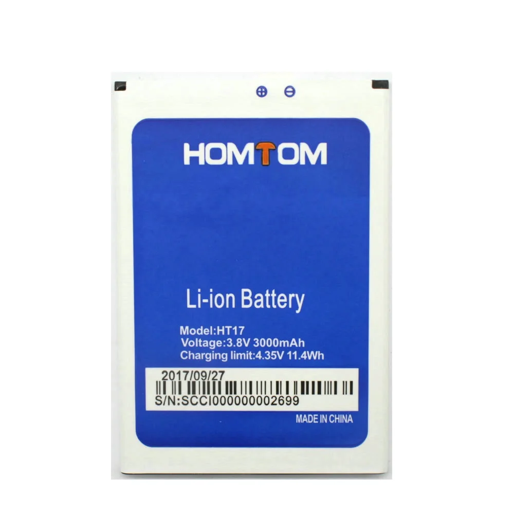 Новый аккумулятор 3000 мАч новый высококачественный HT17 для Homtom pro мобильный