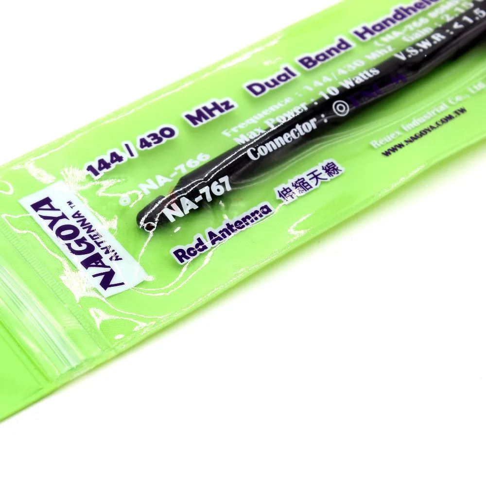 NAGOYA NA-767 BNC 144/430 МГц Dual Band антенна для Kenwood ICOM IC-V8 IC-V80 V82 IC-V85 TK300 TK308 CP500 CB радио