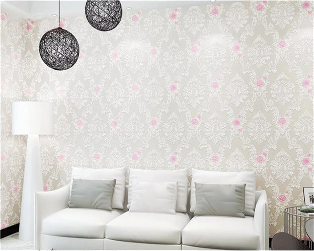 Обои из нетканого материала в пасторальном стиле для спальни ТВ фон магазин