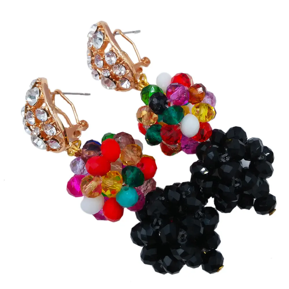 Модный черный разноцветный костюм африканские бусы ювелирный набор нигерийские