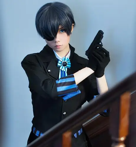 Костюм для косплея куросицудзи: Книга атолка Ciel Phantomhive костюм театра (8 шт.) одежда