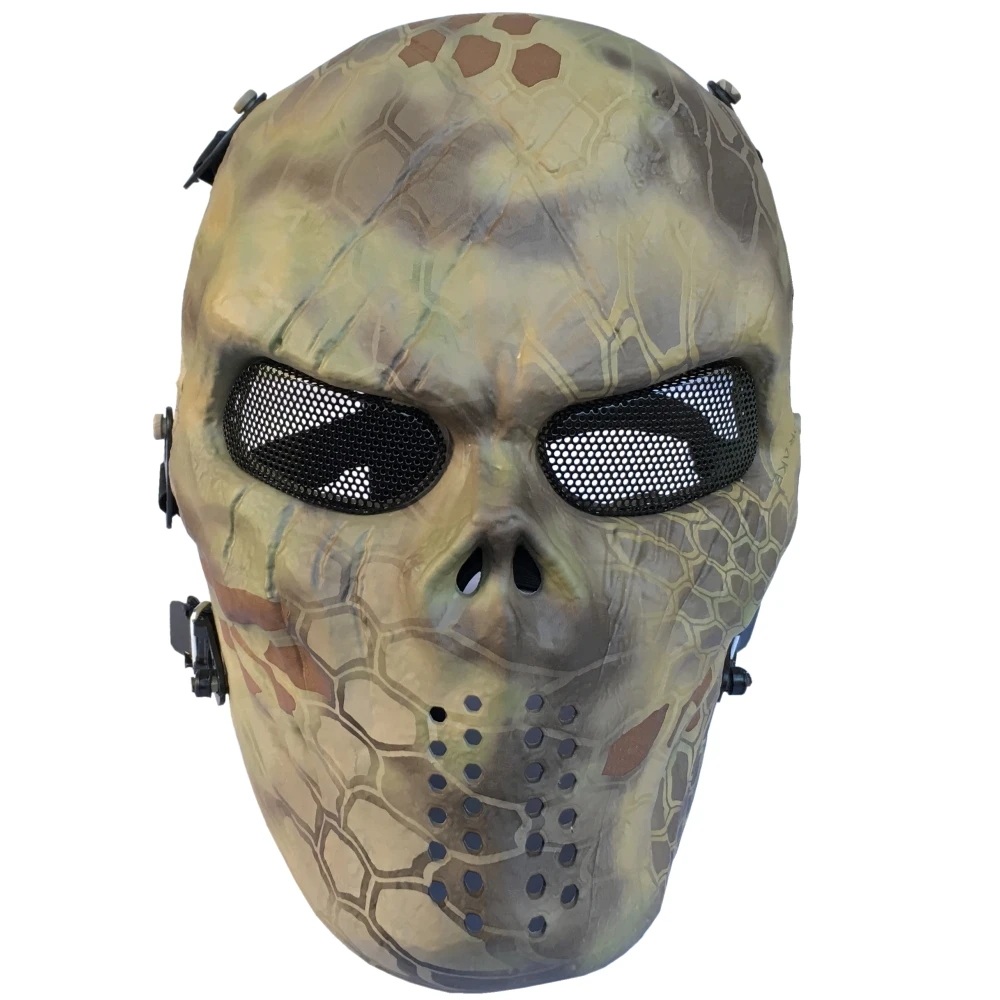 Мандрагора Airsoft Пейнтбол Череп Полный уход за кожей лица Защитная маска для приготовления пищи на воздухе Wargame тактический уход за кожей лица Шестерни CS