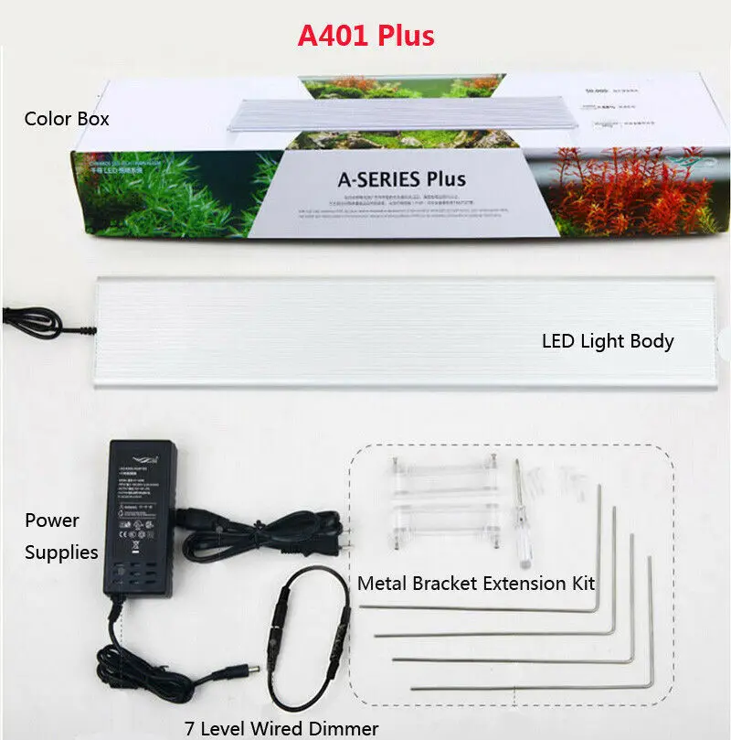A401 Plus Chihiros A PLUS серия аквариумных растений Светодиодная лампа с проводным диммером - Цвет: A401 Plus