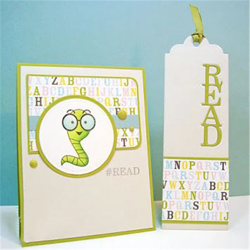 CJCrafts Brainy закладки тег металлический трафарет слои умирает для DIY Скрапбукинг