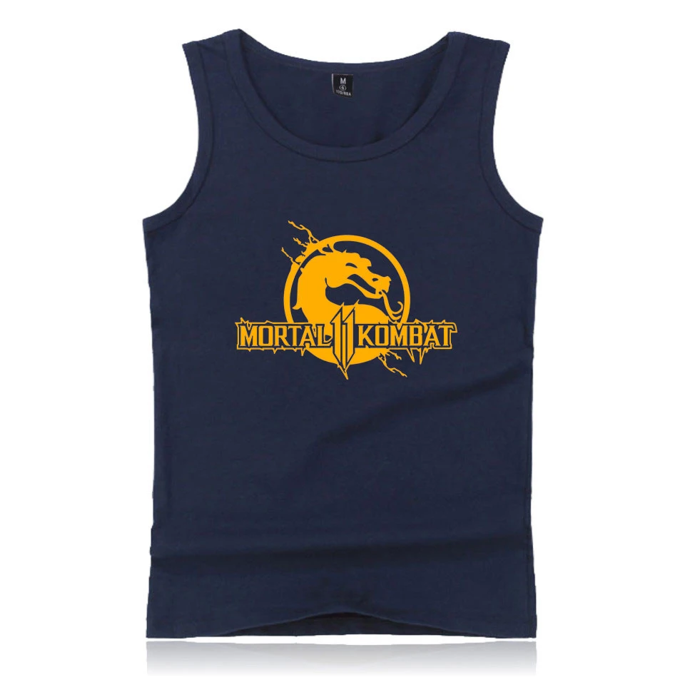 Mortal Kombat, 11 игр, Мультяшные майки, мужские, аниме, битва, Харадзюку, уличная майка, хип-хоп, Повседневная летняя одежда