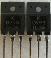 

2pcs/lot B778 D998 1PCS* 2SB778 1PCS*2SD998 TO-3P new original