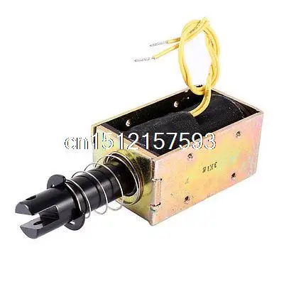 DC 24V 0.8A 5.1N сила 20 мм ход тяги тип открытая рама Электромагнит|electromagnet solenoid|electromagnet