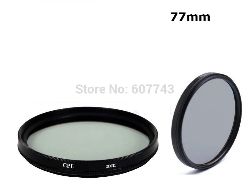 1 шт. 77 мм круговой поляризационный C-PL-CIR CPL фильтр для Canon Nikon Sony оптические стёкла |