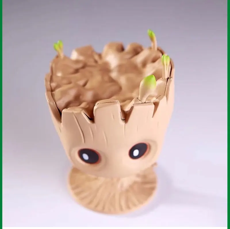 Горшечное растение украшение Groot кашпо горшок Galaxy Guardian Цветочная защита Q Версия Модель Дерево человек ребенок Groot украшение цветочный горшок