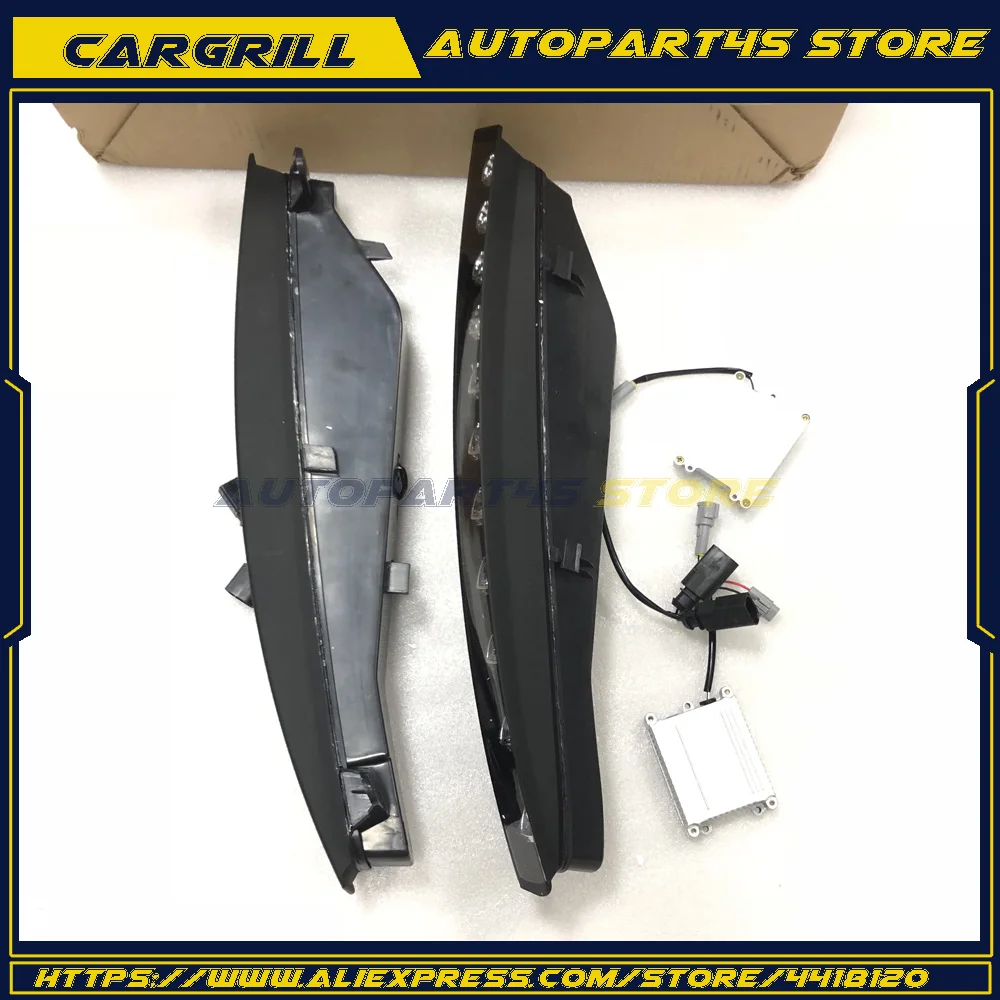 

For 2007-2009 Audi Q7 LED Daytime Running Light Lower Bumper DRL w/ Turn Signal