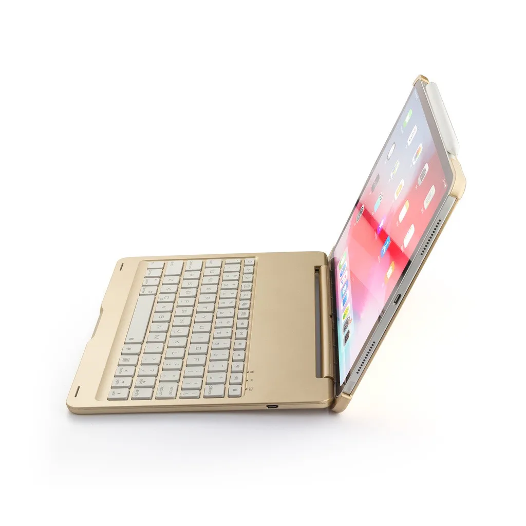 Для iPad Pro 11 чехол+ алюминиевый сплав беспроводной Bluetooth Подсветка крышка клавиатуры