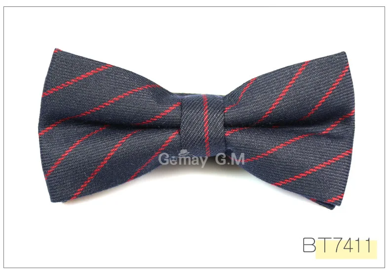 Formal Commercial Bowtie for Men's Wedding Party Male Skinny Plaid Bow ties Gravatas Slim Cravat Accessories