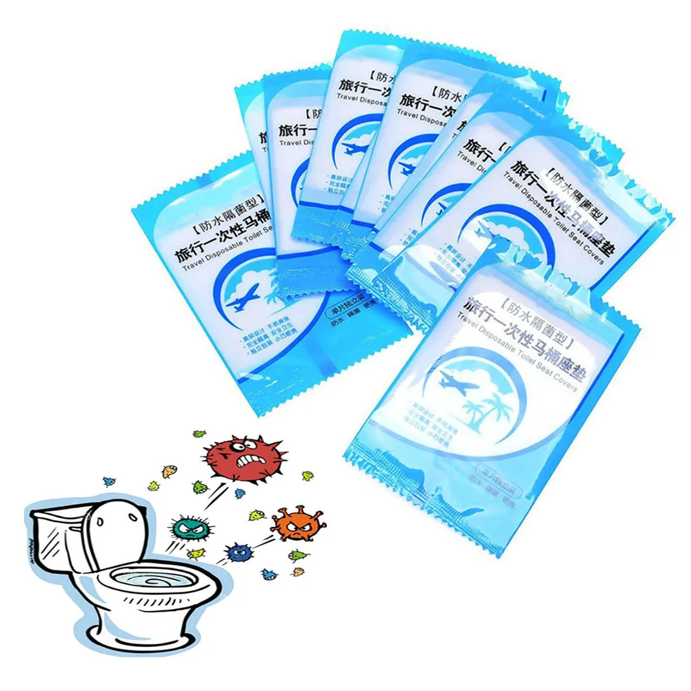 50 шт. водонепроницаемые подкладки для унитаза | Дом и сад