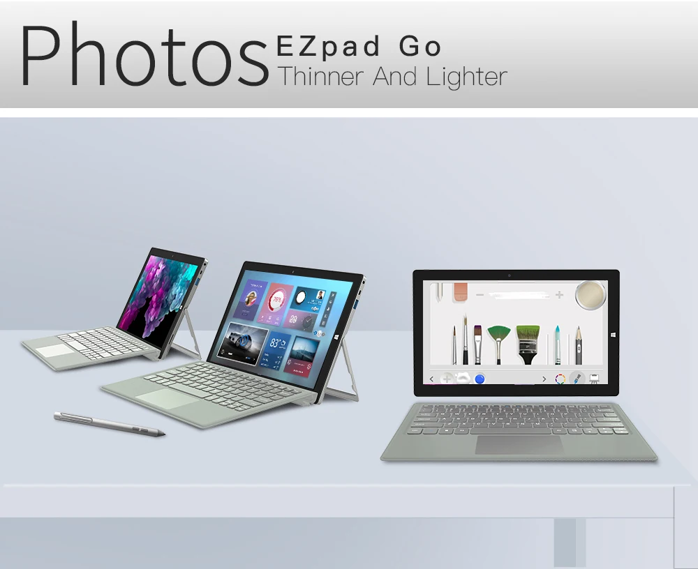 2 в 1 планшетный ПК Jumper EZpad Go 11,6 дюймов ips дисплей windows Tablet 4 Гб ram 64 Гб/128 ГБ Intel Apollo Lake N3450 планшет с ручкой