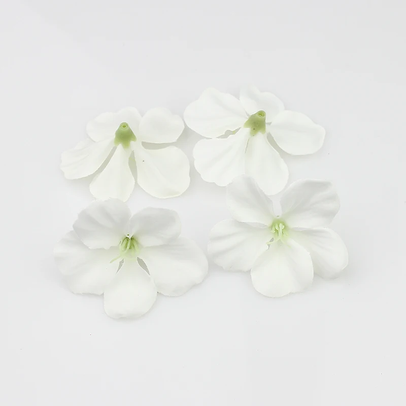 200 шт./лот весенние шелковые орхидеи искусственные цветочные головки Gladiolus цветы