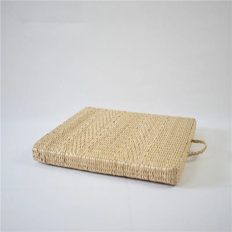 

Portable Grass Square Large Floor Cushions Japanese Futon Meditation Cushion Tatami Thickening Seat Mat