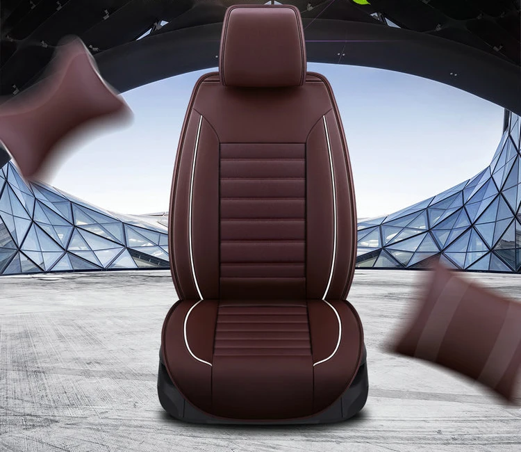 Универсальный чехол для автокресел 3D объемный 1 шт. подушка для переднего или заднего сиденья из искусственной кожи декоративный авто интерьер