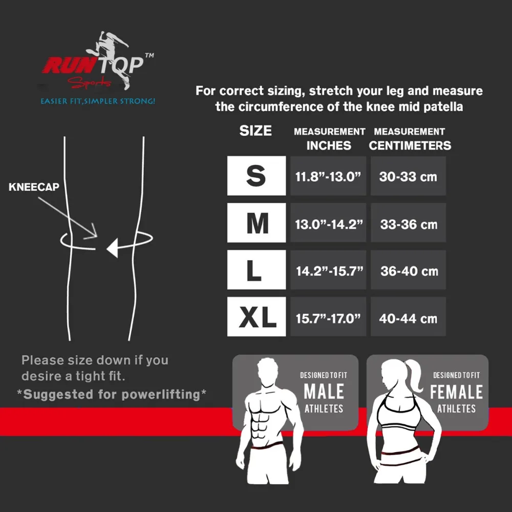 RUNTOP 7 мм Неопреновые наколенники Crossfit WODS приседания Тяжелая атлетика Powerlifting фитнес наколенники Поддержка Brace cap компрессия