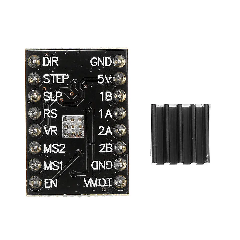 Makerbot Драйвер шагового двигателя Модуль 4-Слои с радиаторная пластина + черный