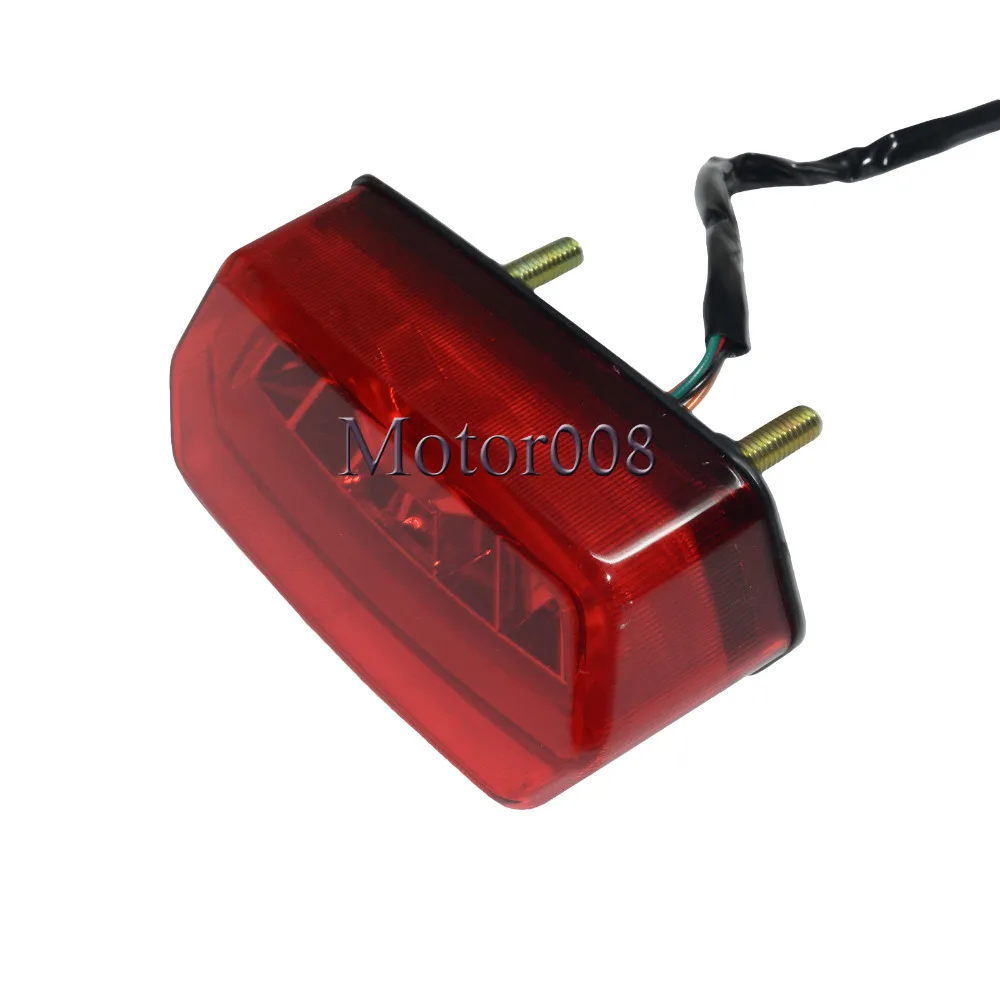 Детали мотоцикла Красный Встроенный светодиодный стоп сигнал поворота для Honda Grom