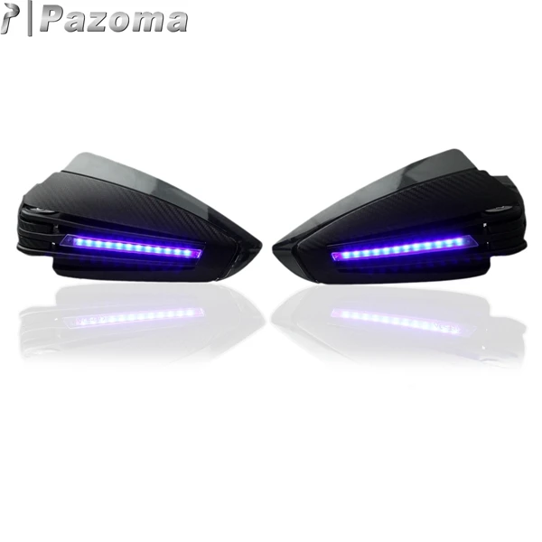 Мотоцикл Pazoma Черный X-T-armac рукавицы синий светодиодный защита для рук мотоцикл для HONDA CB1000R 2011