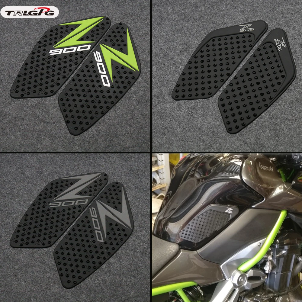 Для Kawasaki Z900 2017 2018 2019 2020 2021 бак мотоцикла Pad Protector стикеры Наклейка газа Колено