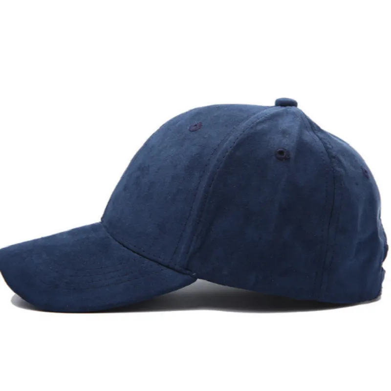 Женская бейсбольная Кепка из замши регулируемая однотонная Snapback женская кепка