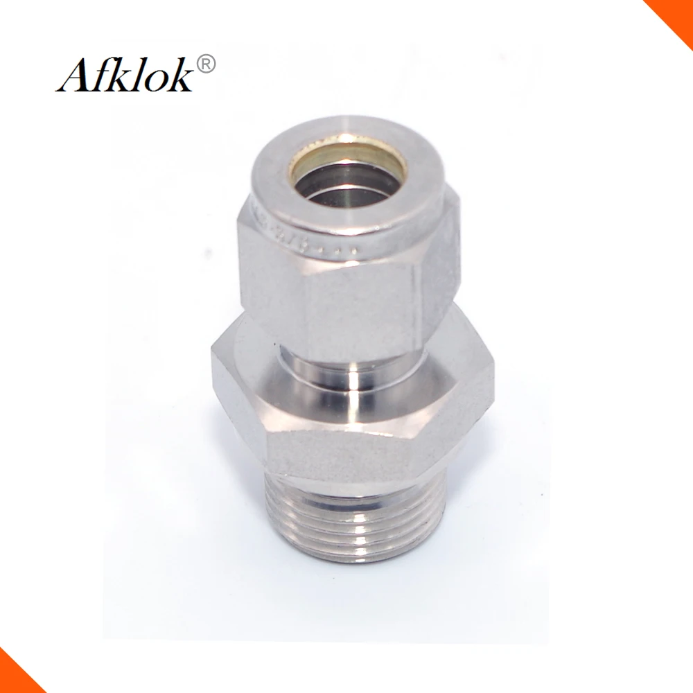 Фитинги для газовых труб 1 2 &quotNPT из нержавеющей стали Компрессионный фитинг|tube