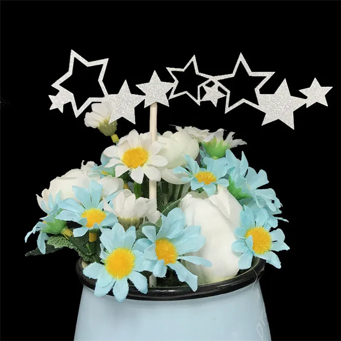 H52 Cake Topper Топпер для торта с днем рождения Детские вечерние топперы для кексов украшения для дня рождения взрослый Топпер для торта «С Днем Рождения» - Цвет: H52 Cake Topper