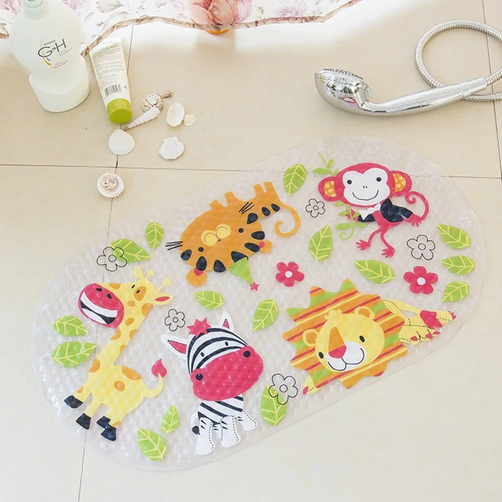 Нескользящий детский коврик для ванной 39 см х 69 душа с присоской|baby bath mat|bath matbath mat
