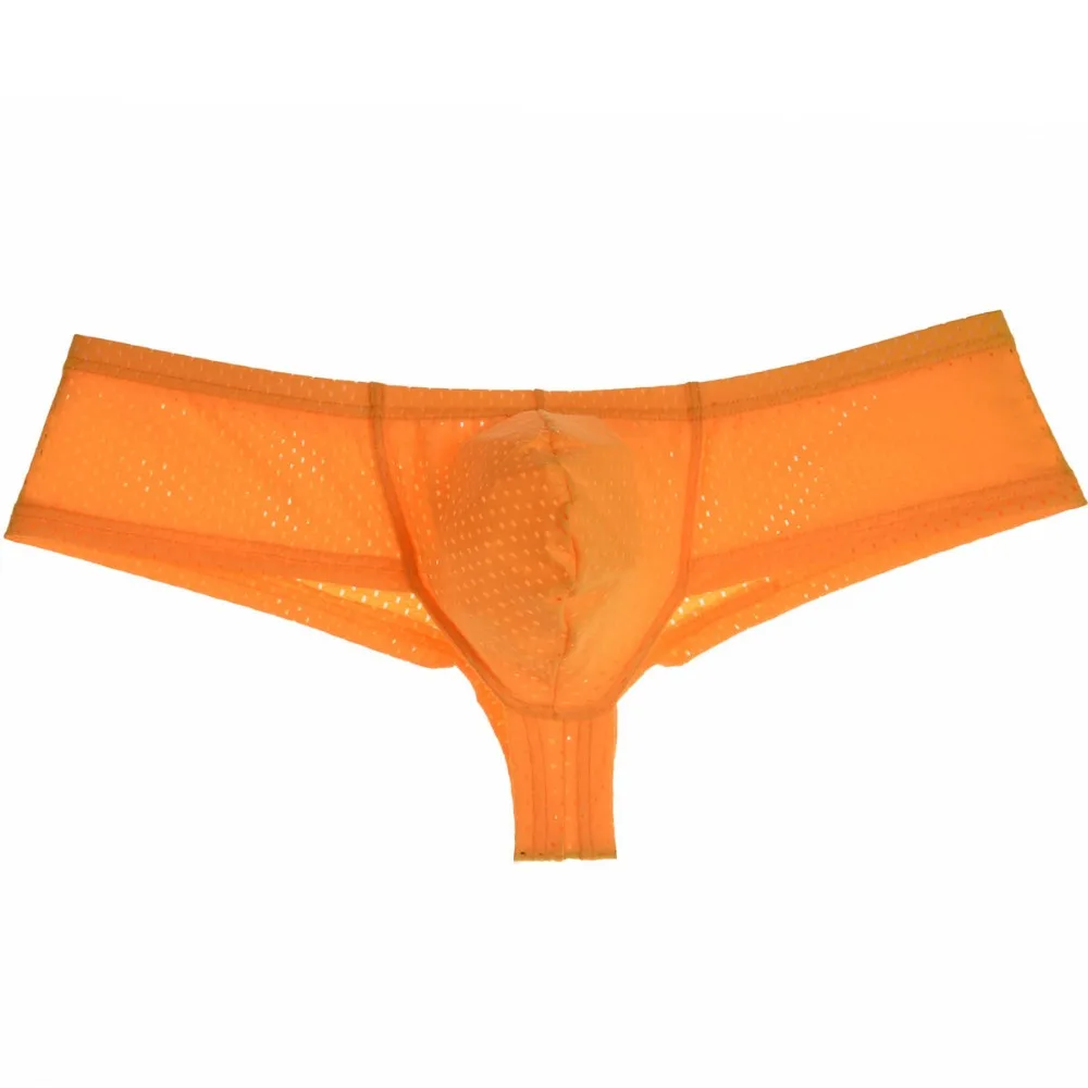 Новое поступление однотонные дышащие Пикантные мини боксеры мужское нижнее