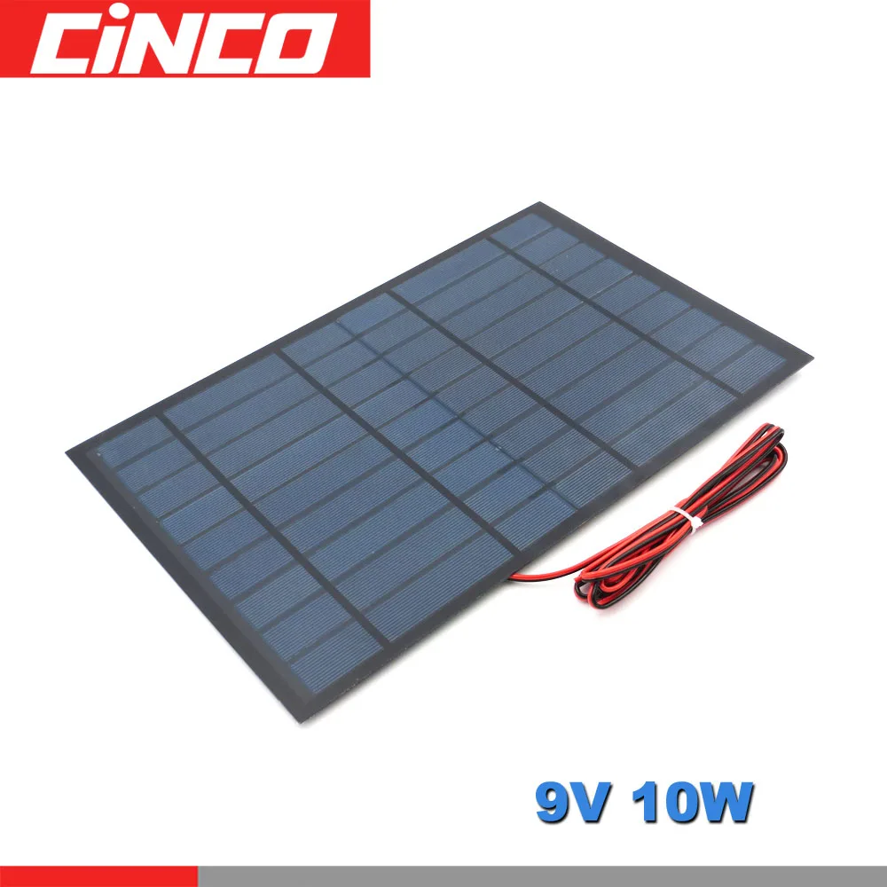 Поликристаллическая солнечная панель монокристаллический кремний 9 В 10 Вт с