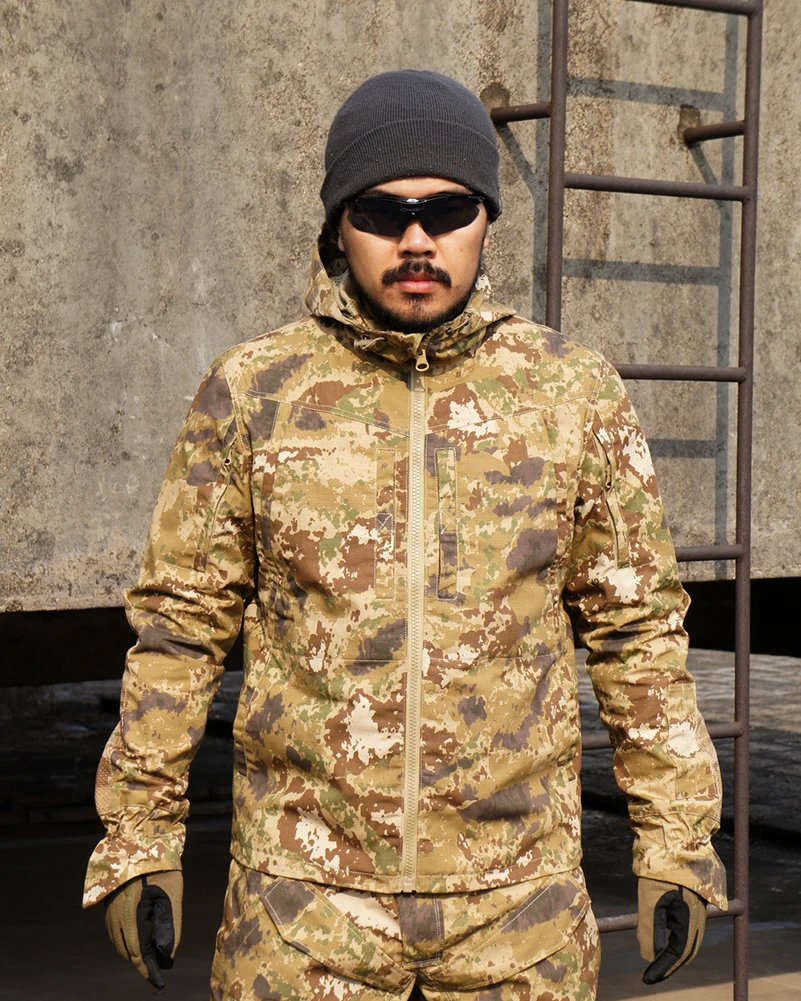 Onebow тактический военный Открытый куртка мужская зимняя охотничья камуфляжное