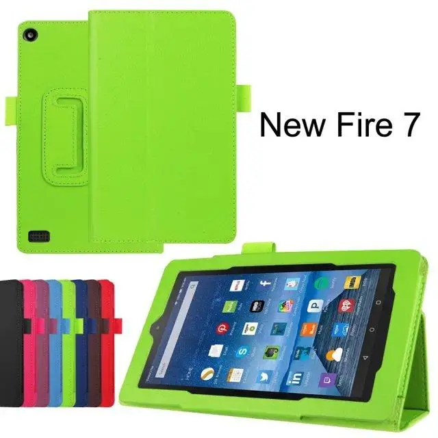 Кожаный чехол с подставкой для Amazon Fire 7 2015 умный нового kindle fire дюймов электронной